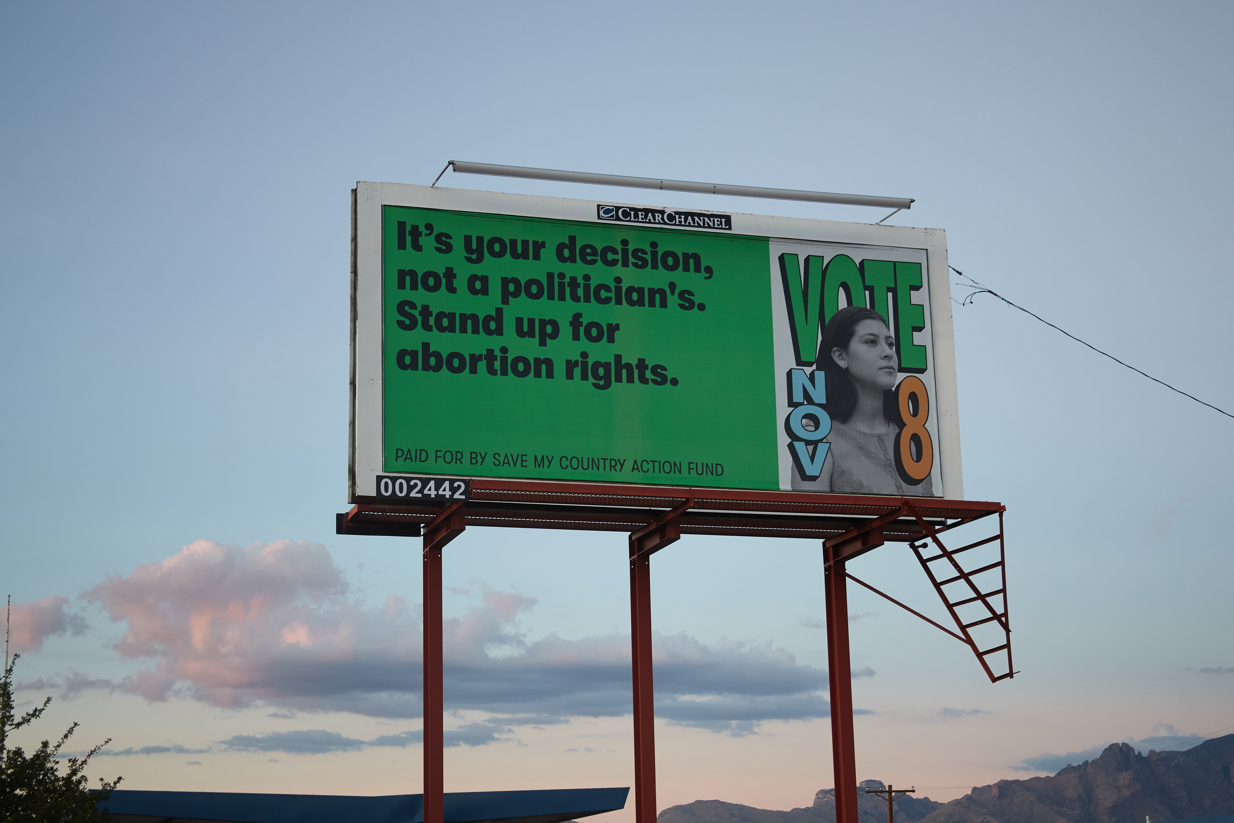 Save my country action fund billboard